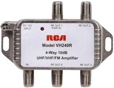 Foto 1 | Foto 1 | Divisor De Amplificador De Señal Antenna Audiovox Vh240r De 4 Vías Y 10 Db - Venta Internacional.