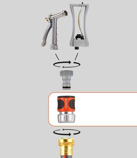 Foto 2 | Foto 2 | Conector De Manguera Gardena De Aleación Metálica Con Tope De Agua - Venta Internacional.