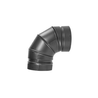 Foto 1 | Foto 1 | Codo Selkirk Metalbestos De 90 Grados 6 Pulgadas Negro Mate - Venta Internacional.