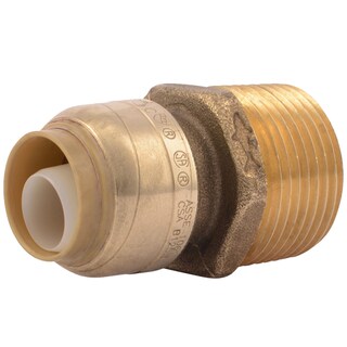 Foto 1 | Foto 1 | Adaptador Reductor De Latón Sharkbite De 1/2 X 3/4 Pulgadas Con Conexión A Presión - Venta Internacional.