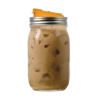 Foto 1 | Foto 1 | Tapa De Contenedor Jarware Drink Orange Para Tarros Mason De 16 Oz - Venta Internacional.