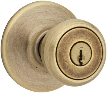 Foto 1 | Foto 1 | Lock Kwikset 400t Tylo Monocilíndrico De Latón Envejecido - Venta Internacional.