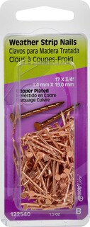Foto 2 | Foto 2 | Weather Strip Nails Hillman 122540 Chapados En Cobre Paquete De 6 - Venta Internacional.