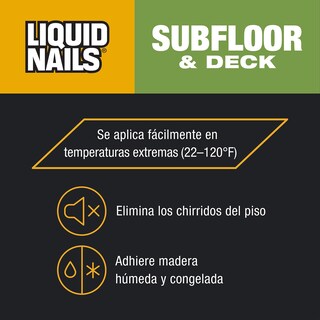 Foto 7 | Foto 7 | Adhesivo Líquido Nails Lnp902 Para Subsuelo Y Deck Bajo Voc 828 Ml - Venta Internacional.