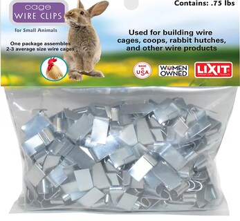 Foto 1 | Foto 1 | Clips De Metal Para Jaulas De Alambre Lixit 340 G Resistentes A La Corrosión Para Mascotas Pequeñas - Venta Internacional.