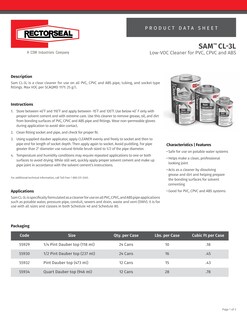 Foto 2 | Foto 2 | Limpiador Rectorseal 55929 Cl-3l Con Bajo Contenido De Cov Pvc Cpvc Abs 118 Ml - Venta Internacional.