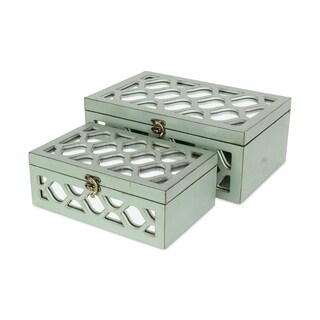 Foto 3 | Foto 3 | Caja De Almacenamiento Cheung's Fp-4060-2bl Moroccan Set Azul 30 X 20 X 12 Cm - Venta Internacional.