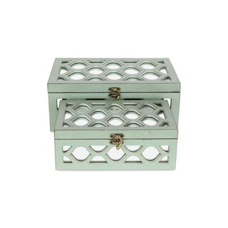 Foto 4 | Foto 4 | Caja De Almacenamiento Cheung's Fp-4060-2bl Moroccan Set Azul 30 X 20 X 12 Cm - Venta Internacional.