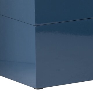 Foto 4 | Foto 4 | Set De 2 Cajas De Almacenamiento Benzara Neo 14 Color Azul 34 X 19 X 17 Cm - Venta Internacional.