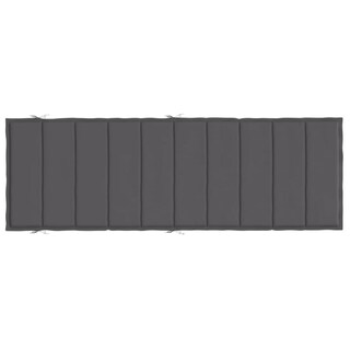 Foto 2 | Foto 2 | Tumbona Benzara De Exterior Con Cojín Gris 186 Cm - Venta Internacional.