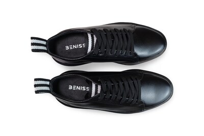 Foto 4 | Foto 4 | Tenis Casuales Hombre Benissimo 33523 Negro Piel