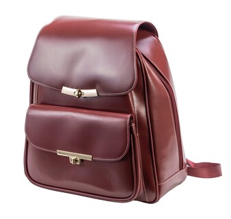 Foto 1 | Foto 1 | Mochila Mcklein Kendall Leather Business Para Portátil De 10 Pulgadas Color Rojo - Venta Internacional.