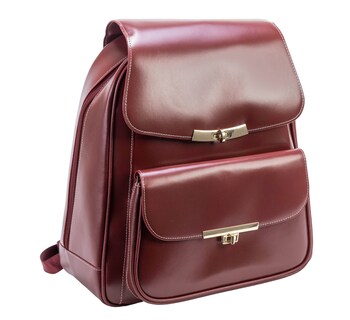 Foto 2 | Foto 2 | Mochila Mcklein Kendall Leather Business Para Portátil De 10 Pulgadas Color Rojo - Venta Internacional.