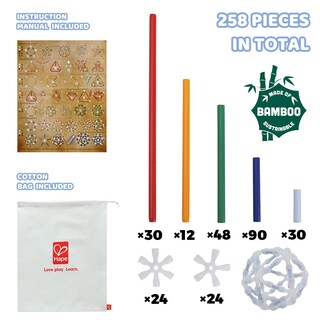 Foto 5 | Foto 5 | Juguete De Construcción Hape Flexistix Leonardo's Elements Stem - Venta Internacional.