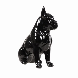 Foto 6 | Foto 6 | Figura Bulldog Francés Hi-line Gift Ltd. 25 Cm Color Negro - Venta Internacional.