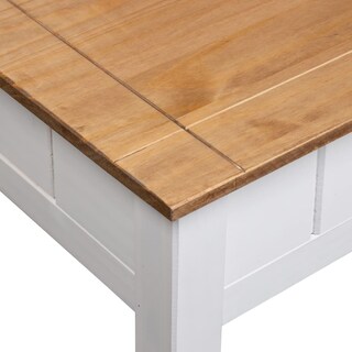 Foto 7 | Foto 7 | Mesa De Café Vidaxl Panama Range Rectangular De Madera De Pino Blanca - Venta Internacional.