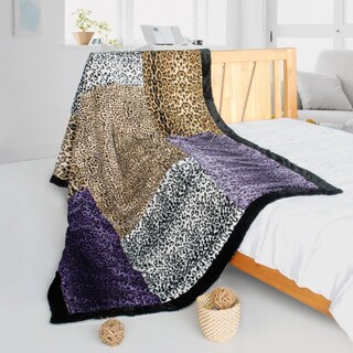Foto 1 | Foto 1 | Manta De Cama Blancho Con Diseño De Patchwork 155 X 220 Cm - Venta Internacional.