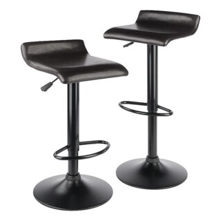 Foto 1 | Foto 1 | Asiento Ajustable Stool Winsome Pairs De Poliuretano Espresso De 59 A 79 Cm - Venta Internacional.