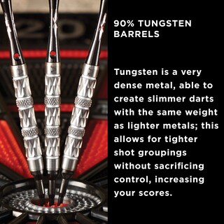 Foto 2 | Foto 2 | Darts Viper Diamond 90% Tungsteno Punta Blanda 16 G Con Funda - Venta Internacional.