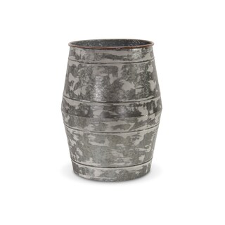 Foto 4 | Foto 4 | Set De 2 Barriles Galvanizados Planter Cheung's 4725-2 - Venta Internacional.