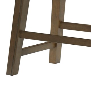 Foto 4 | Foto 4 | Taburete Benzara Miel 51 Cm Piel Sintética Madera Maciza Color Negro - Venta Internacional.