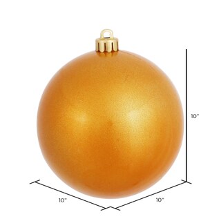 Foto 2 | Foto 2 | Adorno Colgante Vickerman Con Forma De Bola De Caramelo Dorada Envejecida De 25 Cm - Venta Internacional.
