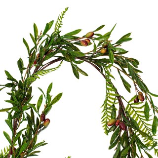 Foto 4 | Foto 4 | Garland Vickerman 56 Cm Follaje Verde Naranja Oscuro Olivas - Venta Internacional.