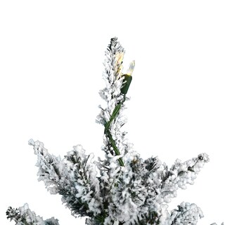 Foto 2 | Foto 2 | Árbol De Navidad Artificial Vickerman 61 Cm Led Blanco Cálido Flocado - Venta Internacional.
