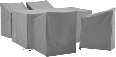 Foto 1 | Foto 1 | Juego De Fundas Para Muebles De Patio Crosley Impermeable Gris 5 Piezas - Venta Internacional.