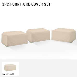 Foto 4 | Foto 4 | Funda Para Muebles Crosley De 3 Piezas Impermeable Para Uso Exterior Color Canela - Venta Internacional.