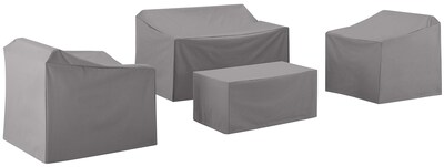Foto 1 | Foto 1 | Juego De Fundas Para Muebles Crosley Impermeables Color Gris 4 Piezas - Venta Internacional.