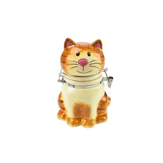 Foto 1 | Foto 1 | Contenedor De Almacenamiento Boston Warehouse Tarro Con Bisagras Para Gatos Sentados - Venta Internacional.