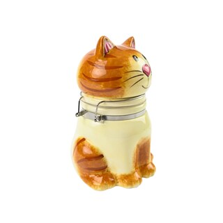 Foto 3 | Foto 3 | Contenedor De Almacenamiento Boston Warehouse Tarro Con Bisagras Para Gatos Sentados - Venta Internacional.