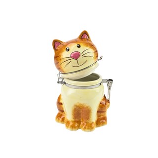 Foto 4 | Foto 4 | Contenedor De Almacenamiento Boston Warehouse Tarro Con Bisagras Para Gatos Sentados - Venta Internacional.
