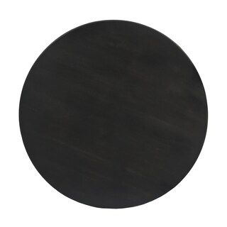Foto 4 | Foto 4 | Mesa Auxiliar Redonda Para Exteriores Benzara 41 Cm De Madera Gris Oscuro - Venta Internacional.