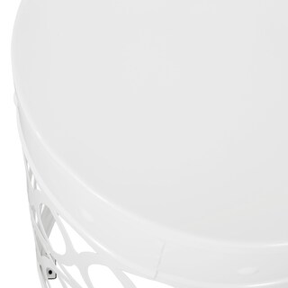 Foto 3 | Foto 3 | Mesa Benzara Bm324211 36 Cm Lateral De Hierro Blanco 36 Cm - Venta Internacional.