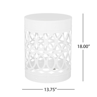 Foto 5 | Foto 5 | Mesa Benzara Bm324211 36 Cm Lateral De Hierro Blanco 36 Cm - Venta Internacional.
