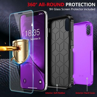 Foto 6 | Foto 6 | Funda De Teléfono Spidercase Para Iphone Xr De 6.1 Pulgadas Con 2 Puertos De Cristal - Venta Internacional.