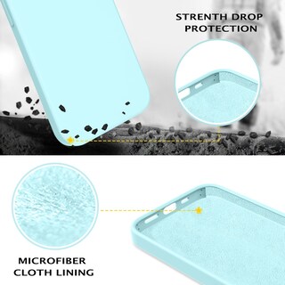 Foto 2 | Foto 2 | Funda Telaso Para Iphone 14 De Silicona Líquida Color Azul Hielo - Venta Internacional.