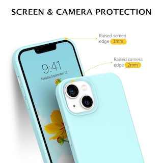 Foto 3 | Foto 3 | Funda Telaso Para Iphone 14 De Silicona Líquida Color Azul Hielo - Venta Internacional.