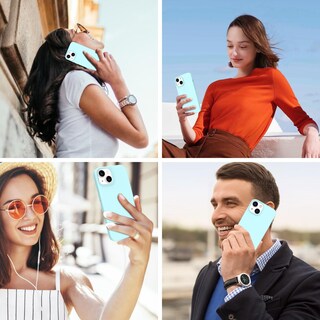 Foto 6 | Foto 6 | Funda Telaso Para Iphone 14 De Silicona Líquida Color Azul Hielo - Venta Internacional.