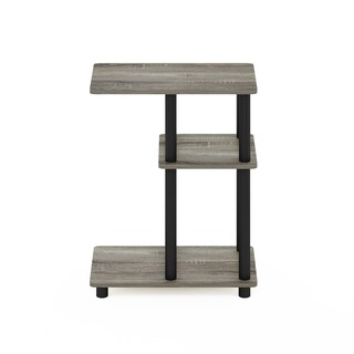 Foto 4 | Foto 4 | Mesa Auxiliar Furinno Turn-tube En Forma De C De Roble Francés/negro - Venta Internacional.