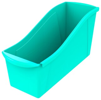Foto 1 | Foto 1 | Librera Storex Entrelazada Grande Color Verde Azulado 36 X 13 X 18 Cm - Venta Internacional.