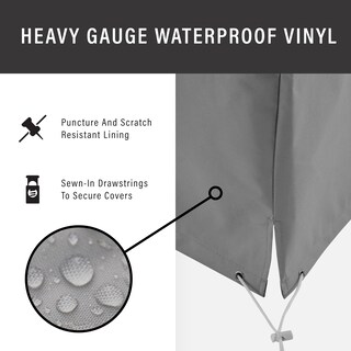 Foto 6 | Foto 6 | Funda Para Mesa Auxiliar De Patio Crosley Furniture Impermeable Gris - Venta Internacional.