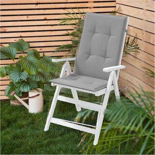 Foto 6 | Foto 6 | Cojín Benzara Para Silla Con Respaldo Alto Para Exteriores Con Mechones Gris 120 Cm - Venta Internacional.