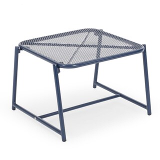 Foto 1 | Foto 1 | Mesa Auxiliar De Exterior Benzara Kery 50x46x34 Cm Azul Marino - Venta Internacional.