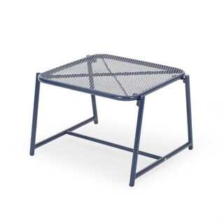 Foto 3 | Foto 3 | Mesa Auxiliar De Exterior Benzara Kery 50x46x34 Cm Azul Marino - Venta Internacional.