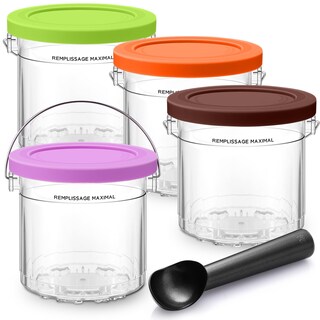 Foto 1 | Foto 1 | Envases De Helado De 16 Oz Paquete De 4 Unidades Para Ninja Creami Nc299amz - Venta Internacional.