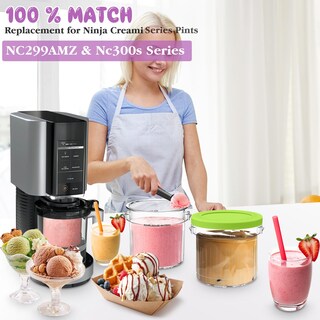 Foto 3 | Foto 3 | Envases De Helado De 16 Oz Paquete De 4 Unidades Para Ninja Creami Nc299amz - Venta Internacional.