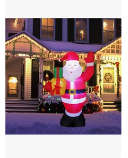 Foto 1 | Foto 1 | Inflable Navideño Santa Claus Con Decoración Luces Led